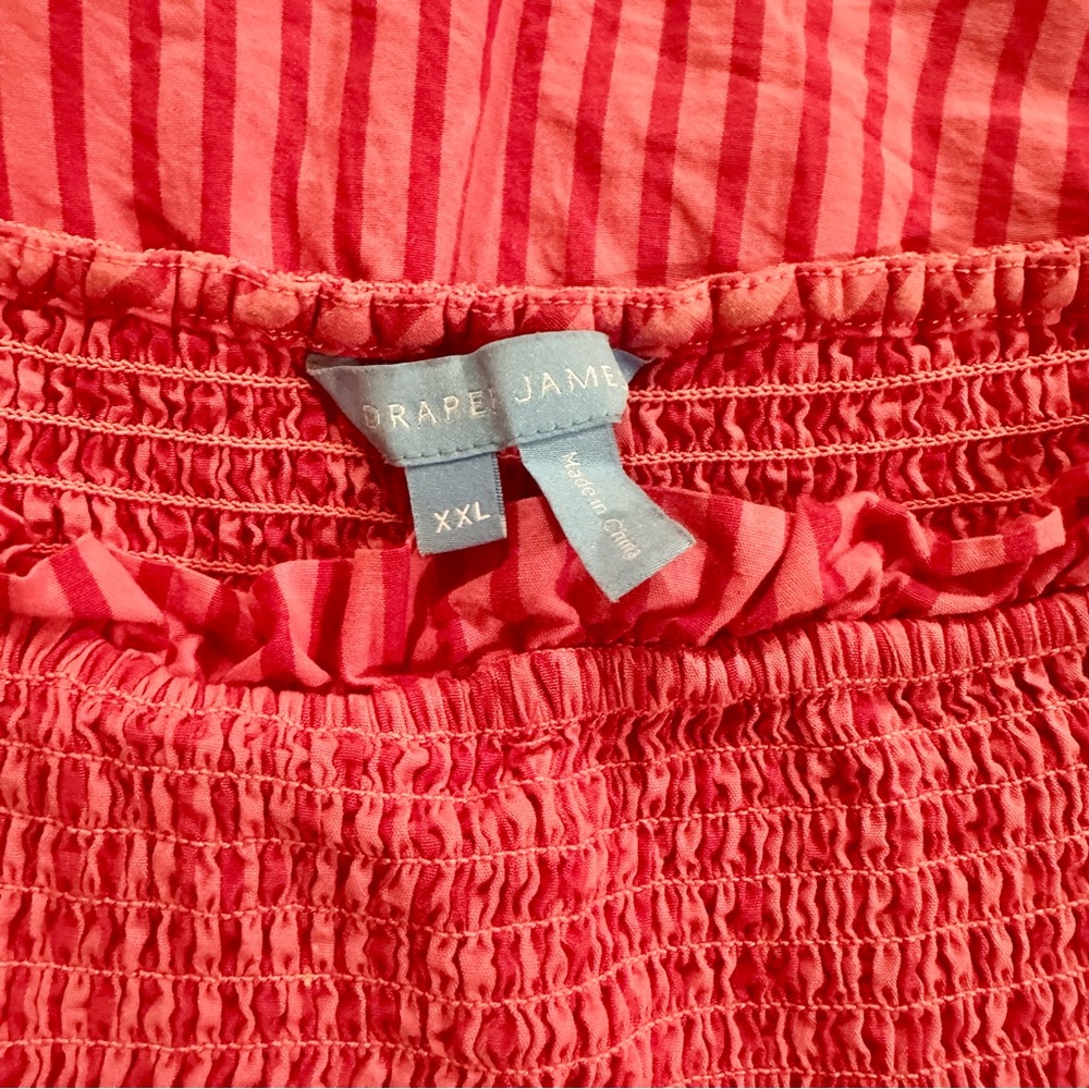 Draper James Pink Striped Midi Dress - Picture 4 of 6